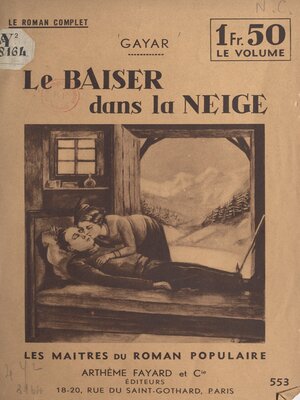 cover image of Le baiser dans la neige